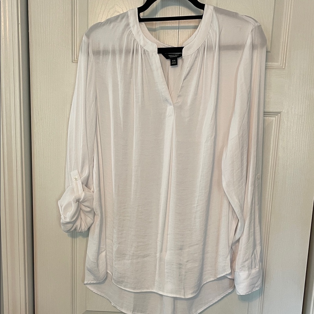 Simply Vera Vera Wang Cream Blouse
